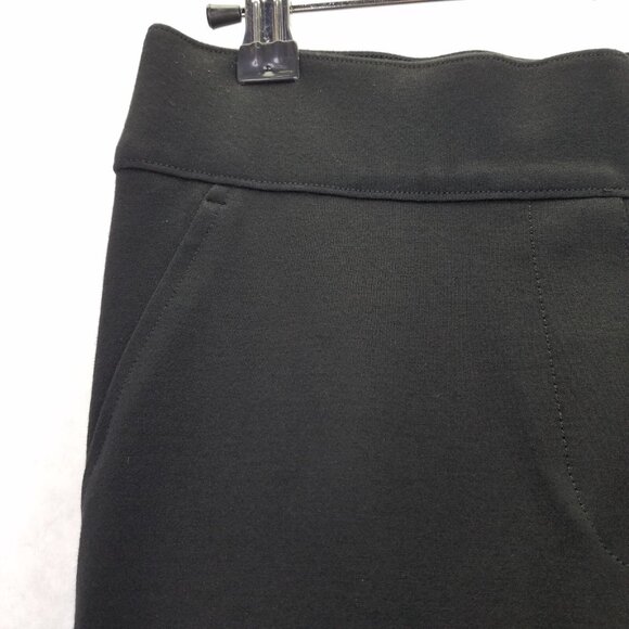 Spanx Ponte Kick Flare Pant Petite Sm Black The Perfect Fit #20386Q Stretch Crop - Picture 3 of 16